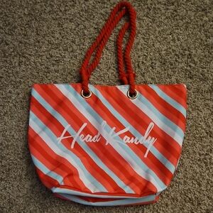 Head Kandy Striped Tote Bag